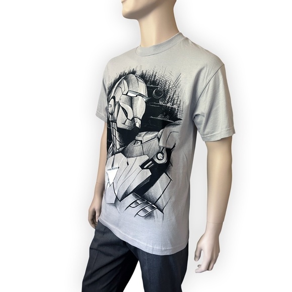 Marvel Comics Iron Man 2 Graphic Tee t-shirt Top Shirt Short Sleeve 100% Cotton - Picture 3 of 11